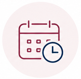 Flexible scheduling icon